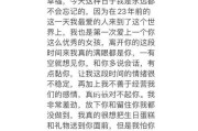 男士必看！分手挽回信怎么发？（教你如何写出感人至深的挽回信，唤醒她的心。）